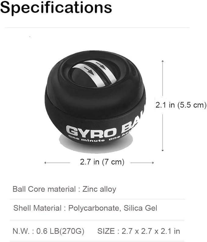 Gyro Ball Wrist Strengthener