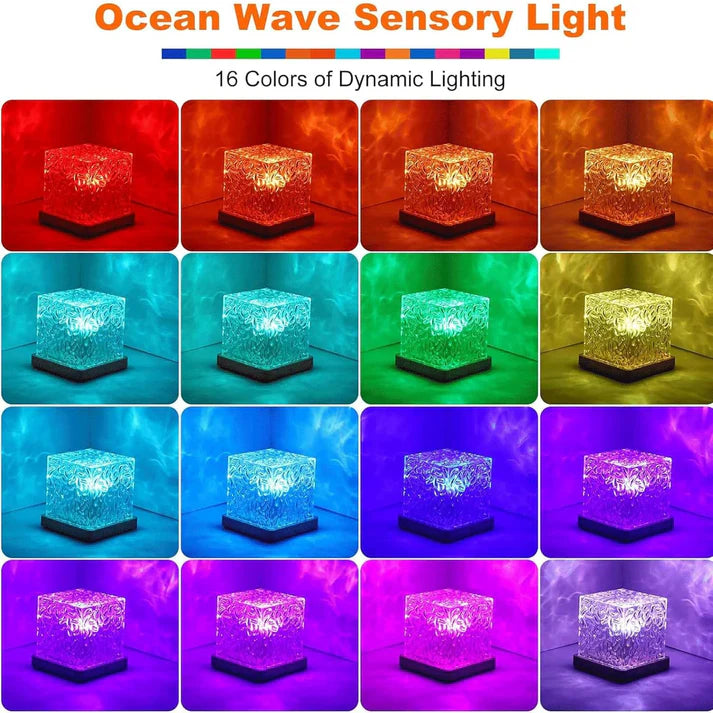 Ocean Wave Projector Lamp – Ambient LED Night Light