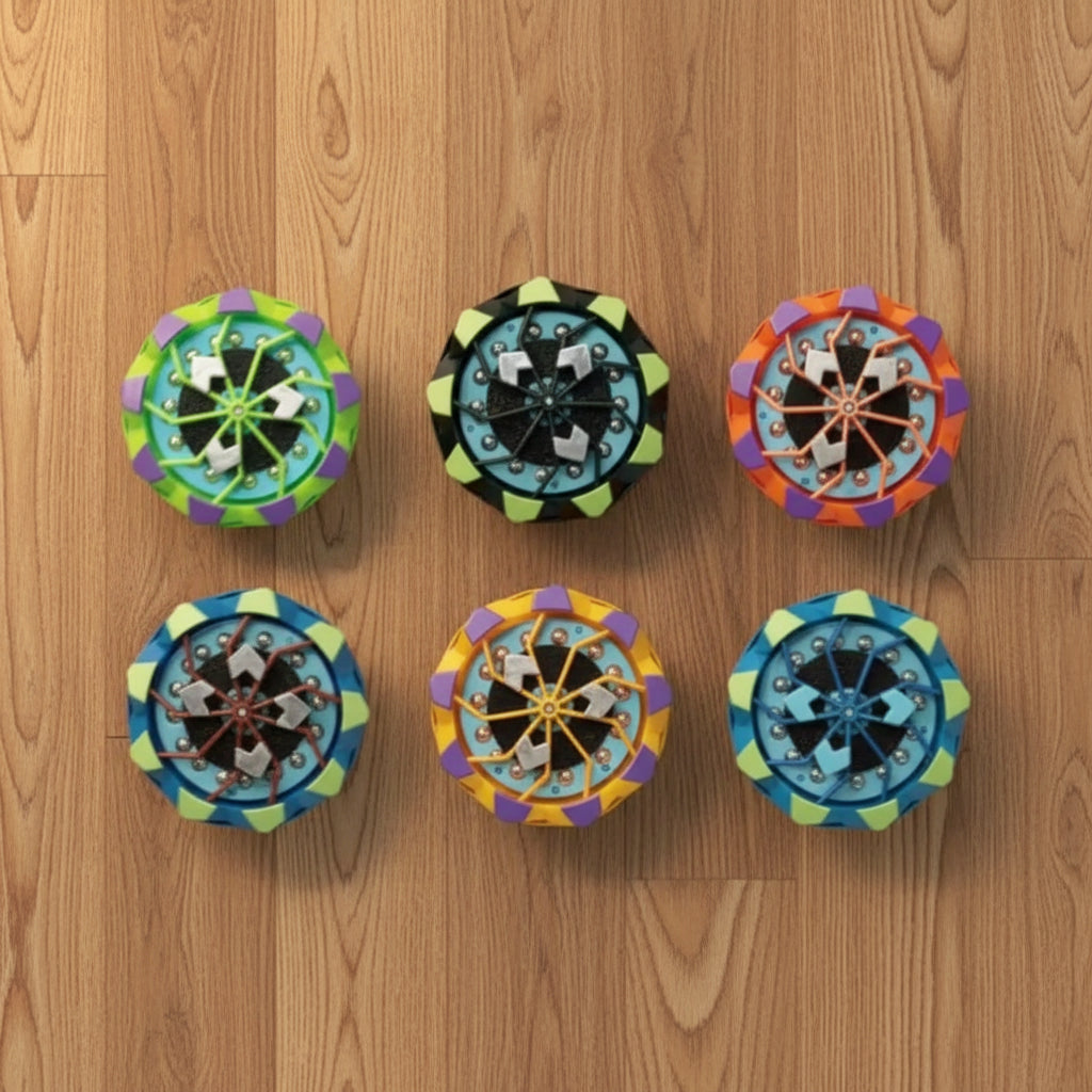 Sparkling Fidget Spinner Top – Fireworks Gyroscope Toy
