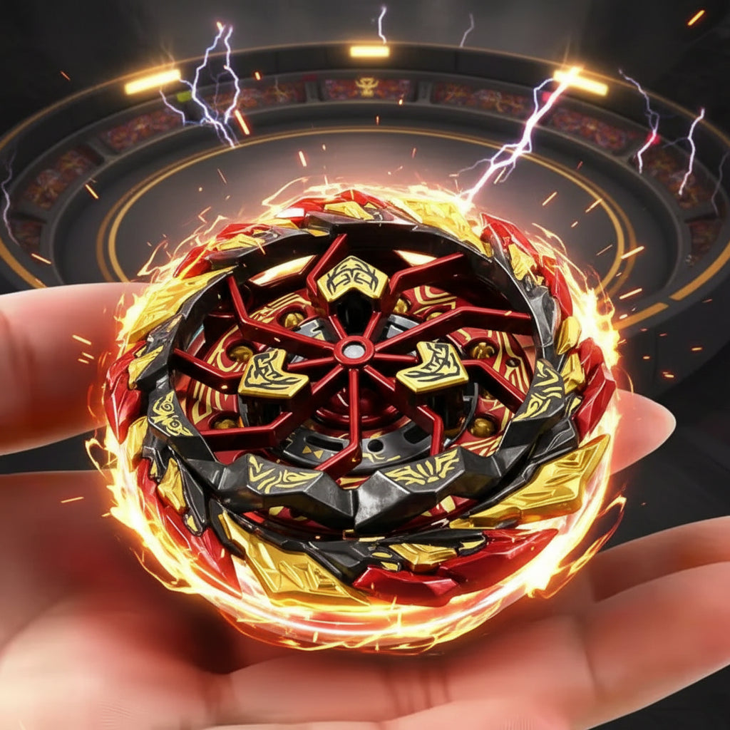 Sparkling Fidget Spinner Top – Fireworks Gyroscope Toy